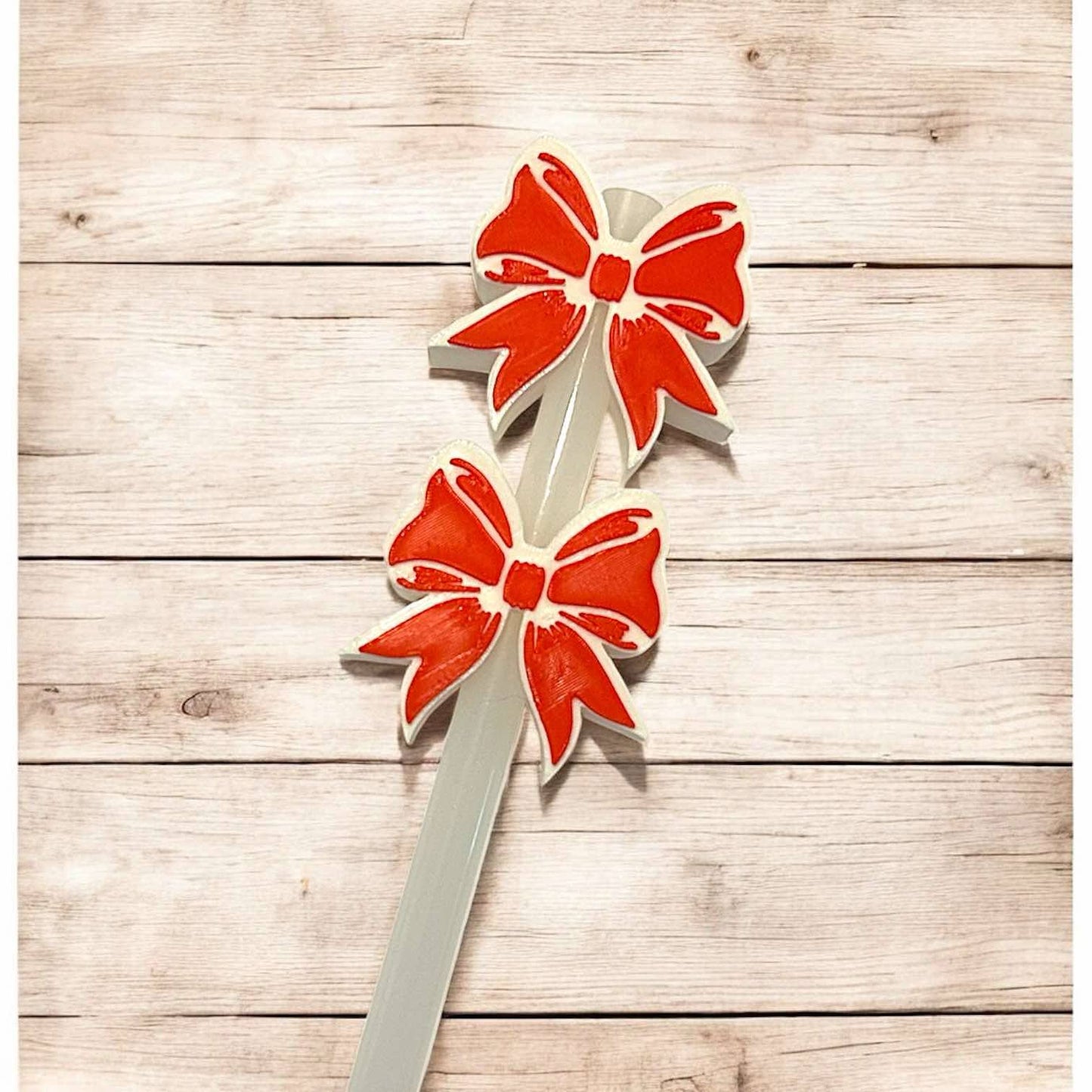 Bow Straw Charm