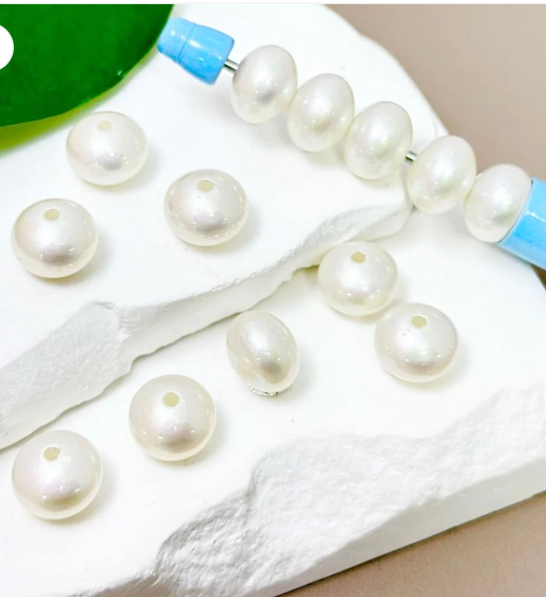 12mm Glossy Pearl Acrylic Beads (5 Pack)