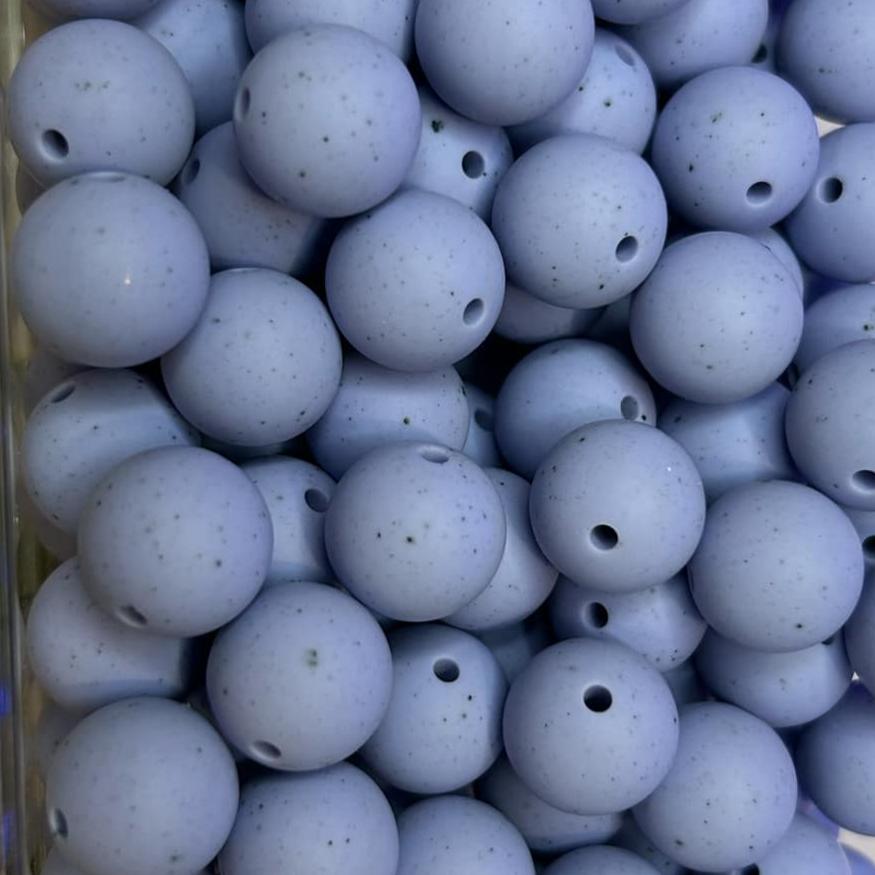 15mm Granite Purple Bead (5 pack)