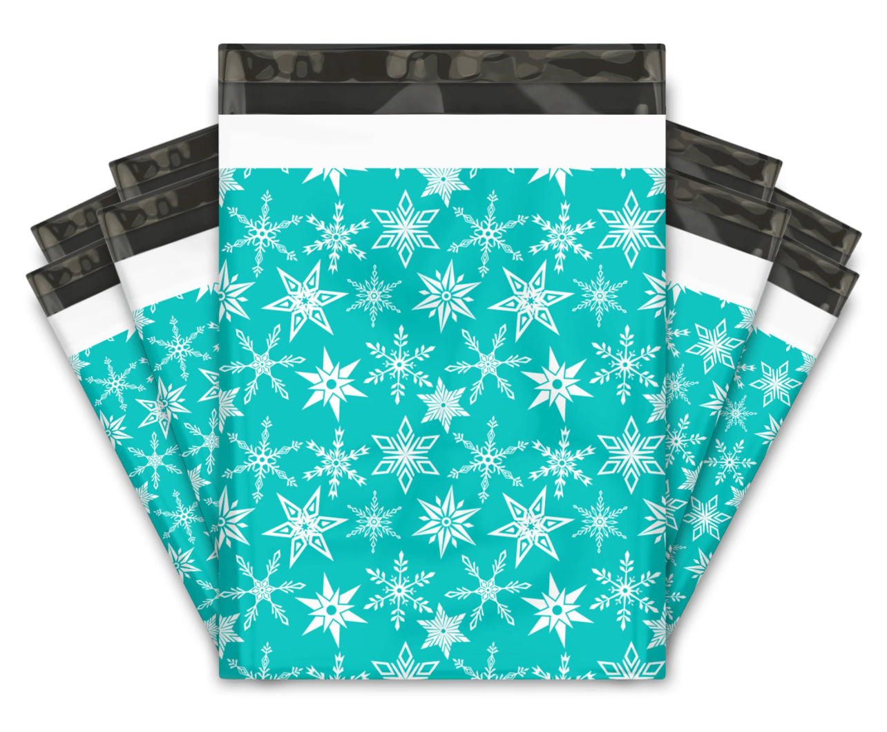 10x13 Snowflake Polymailers (10 pack)