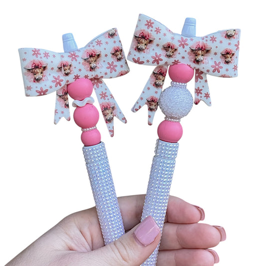 Large Bow Straw Toppers - Exclusives