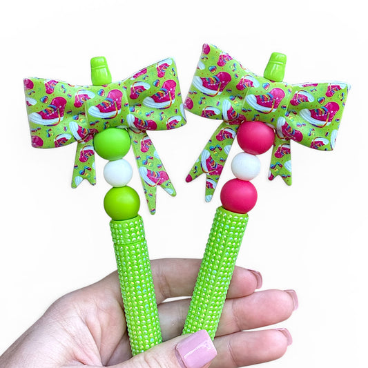 Large Bow Straw Toppers - Exclusives