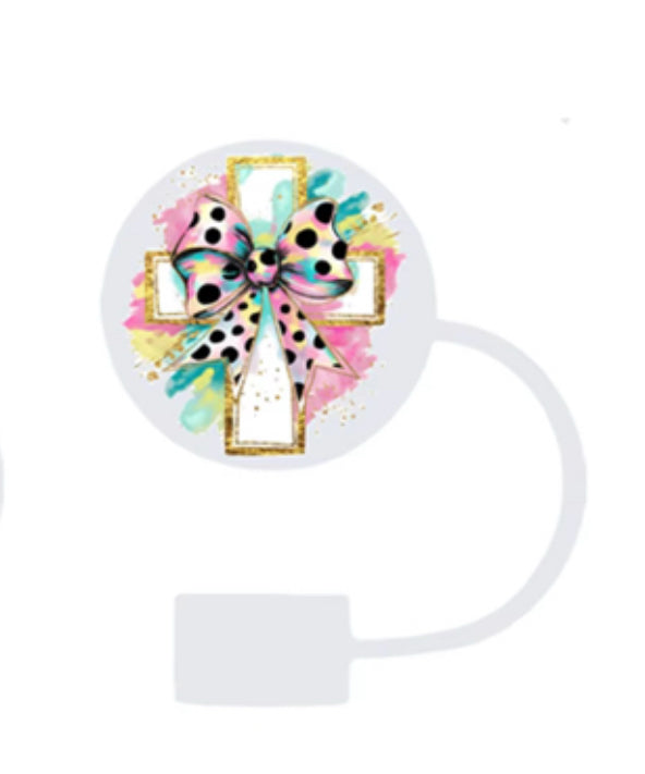 Cross Straw Topper - 10mm