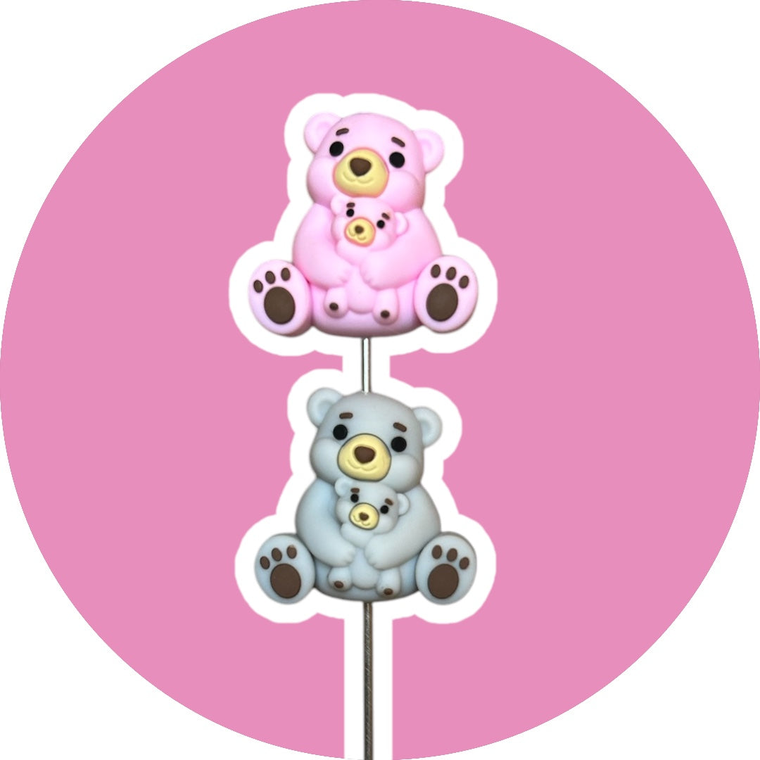 Mama Bear and Baby 3D