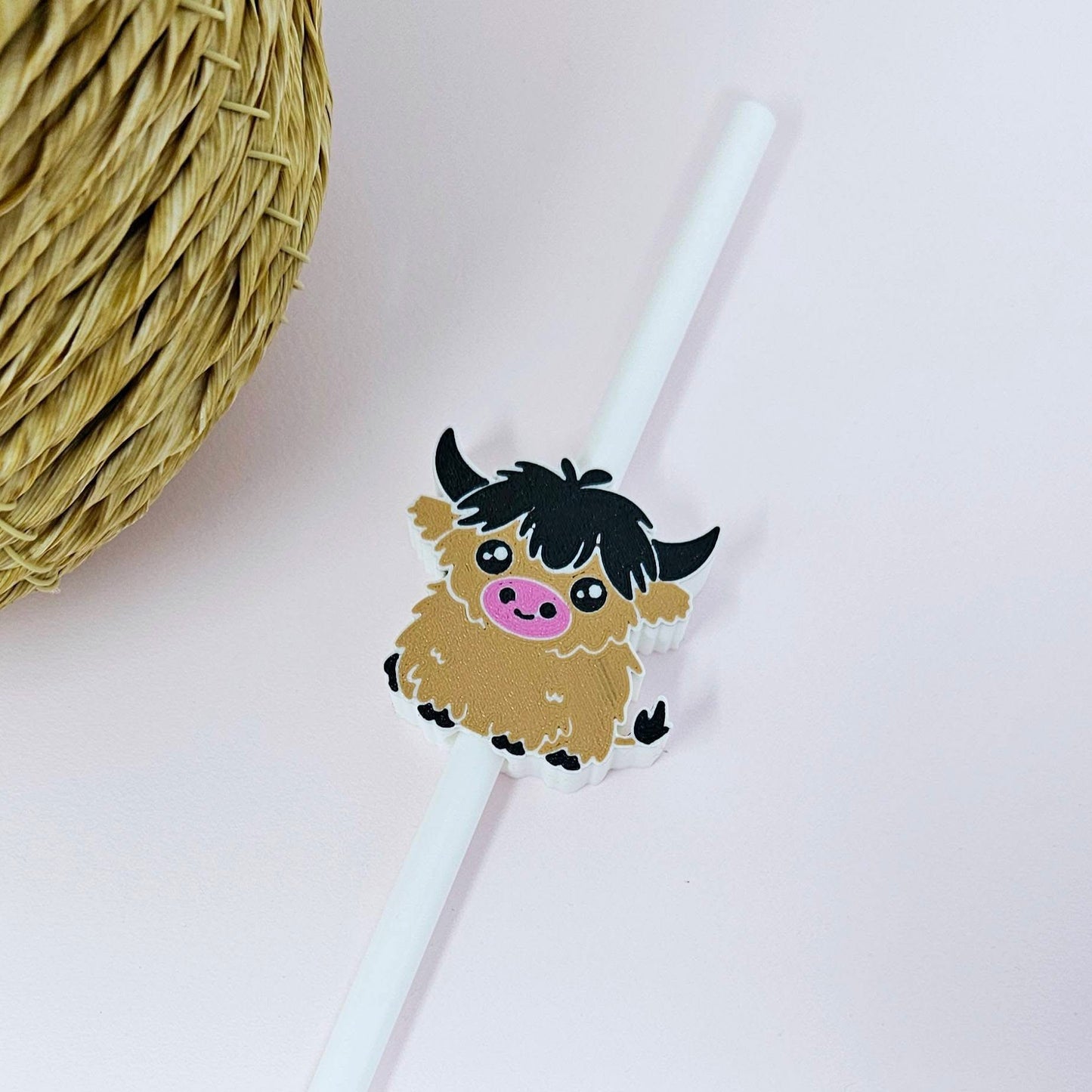Baby Highland Cow Charm