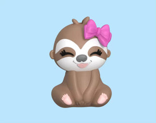 Gouda the Sloth 3D