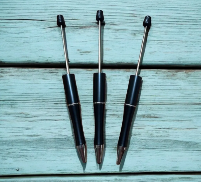 Black Beadable Pen (20 Pack)
