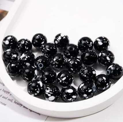 Paint Speckled Acrylic 16mm (Pack of 10)