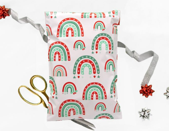 7.5x10.5" Christmas Rainbow Mailers
