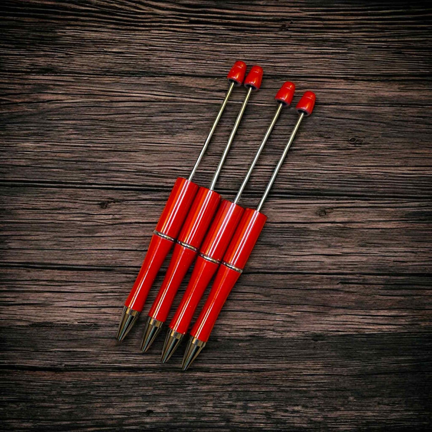 Christmas Red Beadable Pen