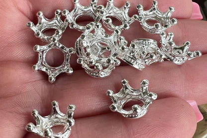 Crown Spacer Beads (10 pack)