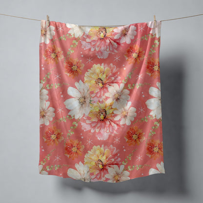 PRESALE PLEASE READ Pinky Peach Floral 70x78" (Exclusive)