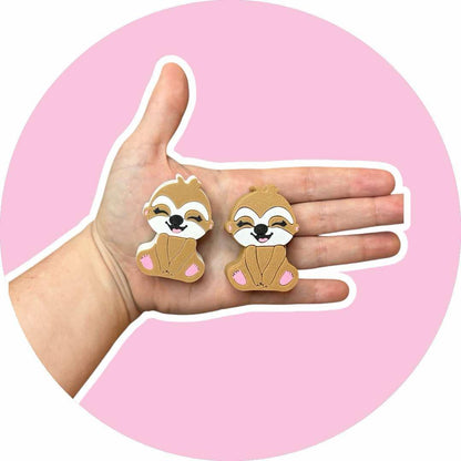 Cheddar the Sloth Straw Charm