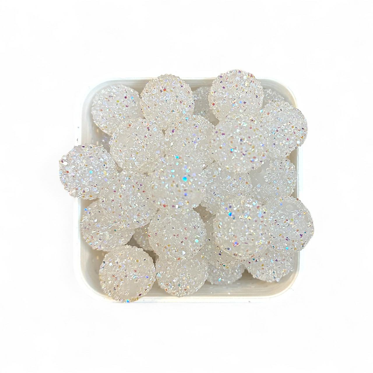 20mm Sugar Clear Acrylic (5 Pack)