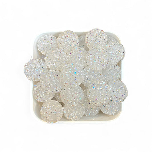 20mm Sugar Clear Acrylic (5 Pack)