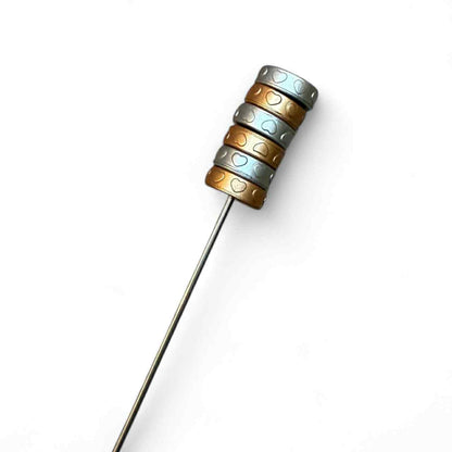 12mm Hearts Round Flat Silicone Spacer