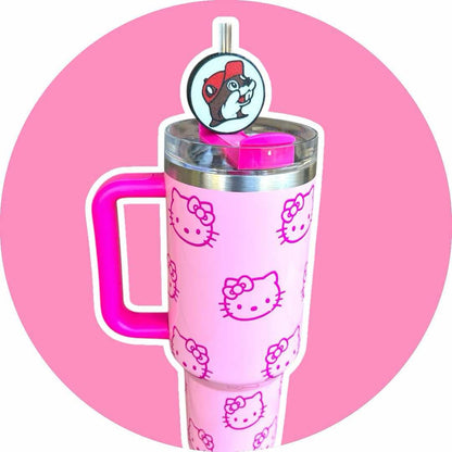 BucBeaver Straw Charm