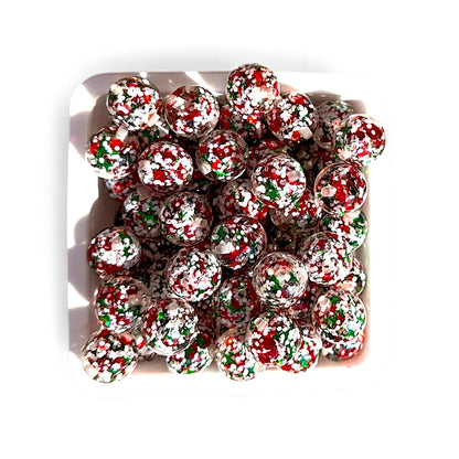 Christmas Acrylic 16mm (Pack of 5)