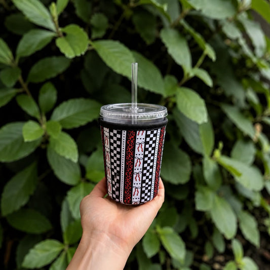 Coquette Checkered Coffee/Drink Sleeves