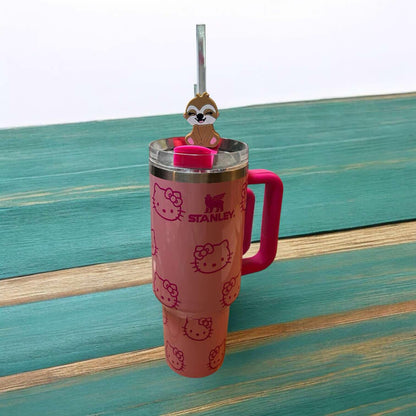 Cheddar the Sloth Straw Charm