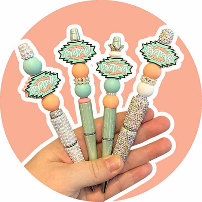 15mm Boho Orange Silicone - 5 Pack