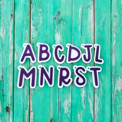 Initial Keychain Acrylic