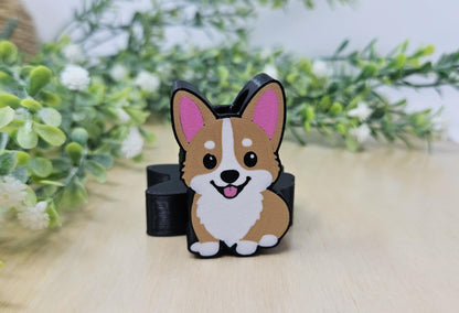 Corgi Straw Charm