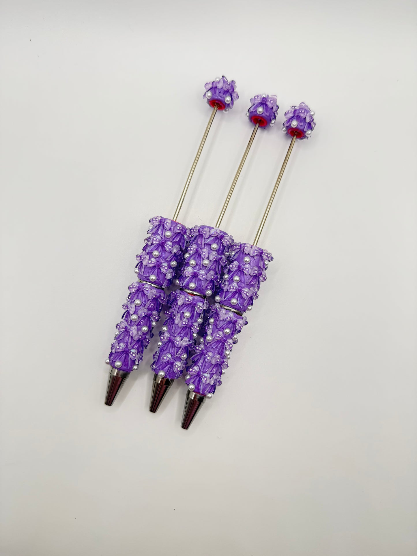 Rhinestone Bow Pens