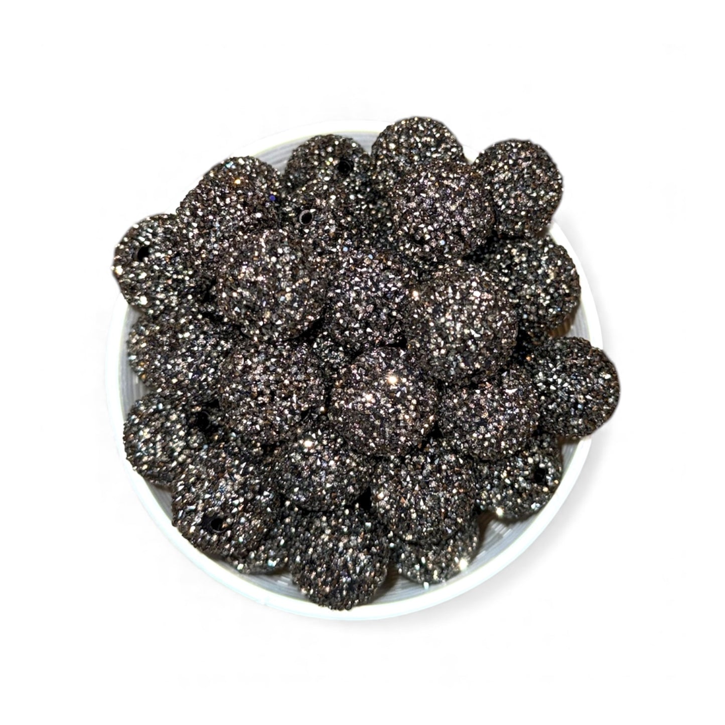 20mm Sugar Black Acrylic (5 Pack)