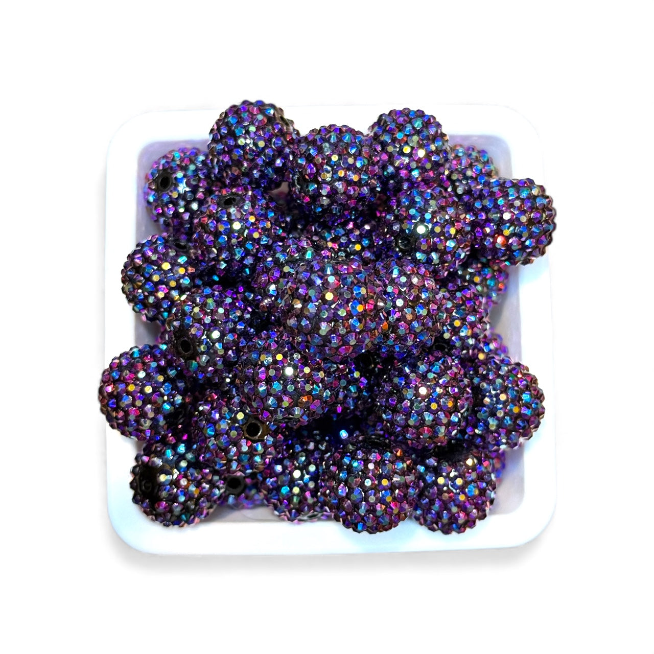 20mm Cosmic Amethyst Rhinestone (5 Pack)