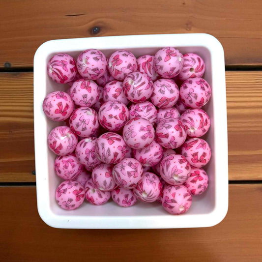 Pink Bow 15mm (5 Pack)