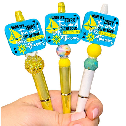 When Life Takes the Wind Out of Your Sails, It's to Test You at the Oars