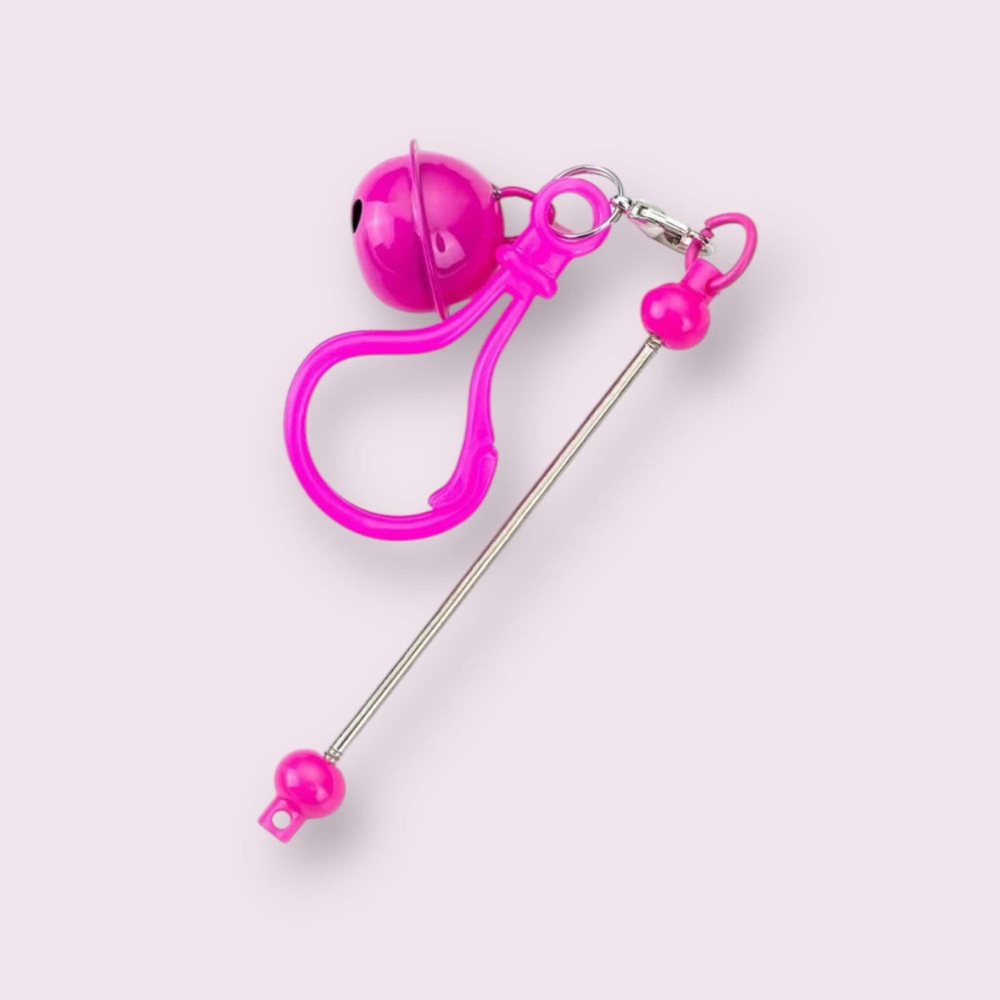 Beadable Keychain with Bell