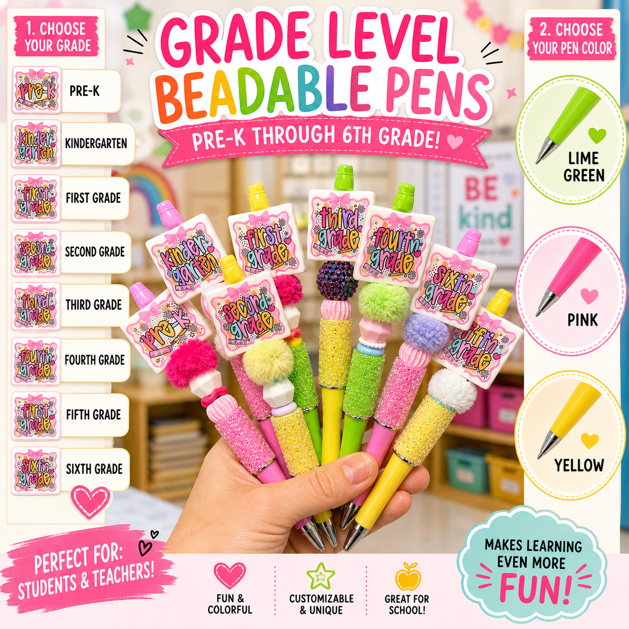 Back to School RTS pens