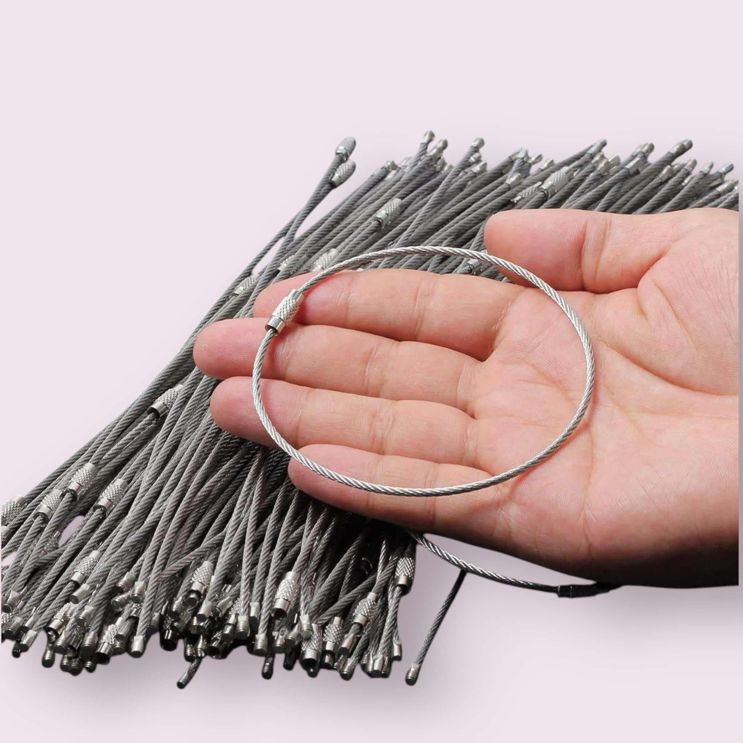 Silver Wire 10 inches (Wristlets)
