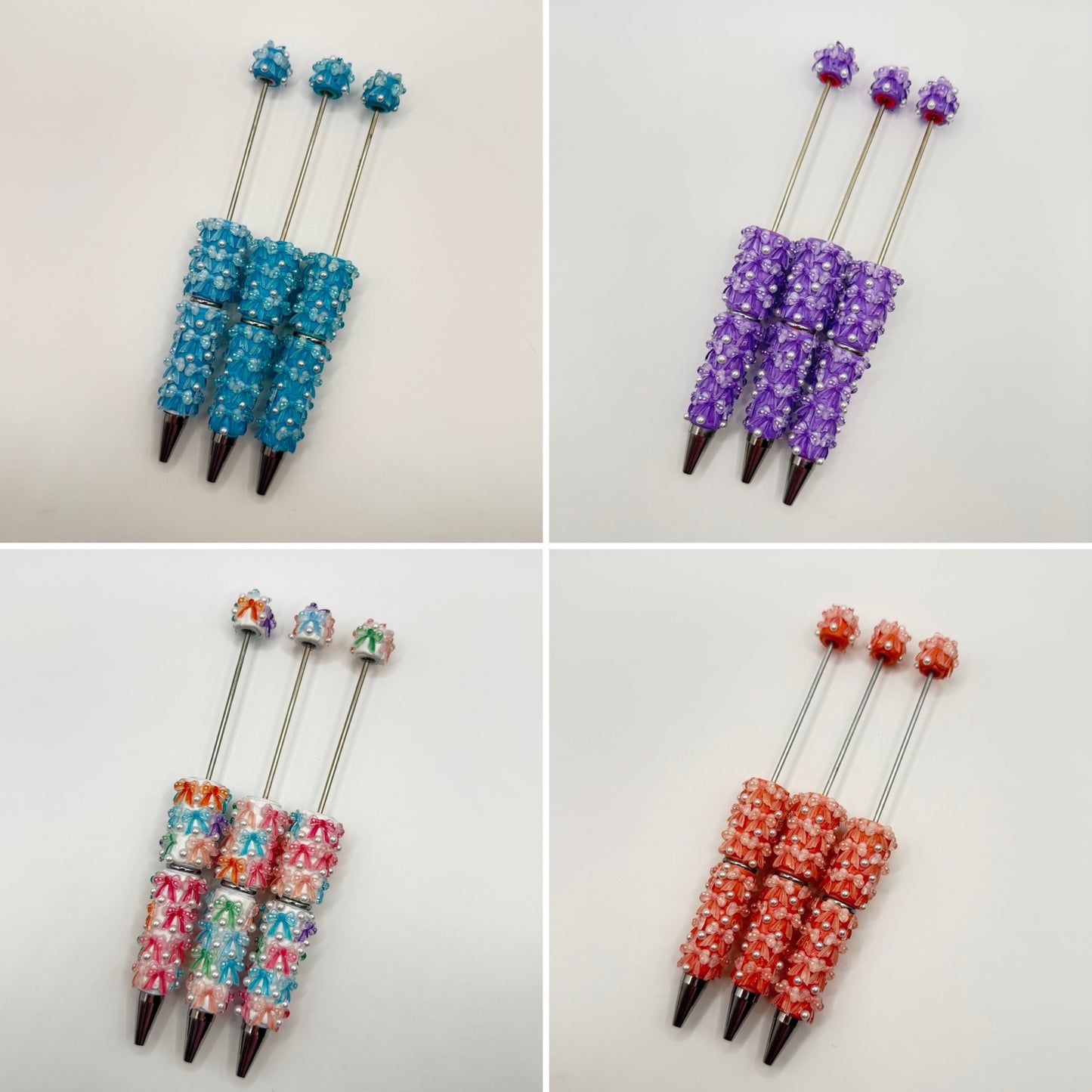 Rhinestone Bow Pens