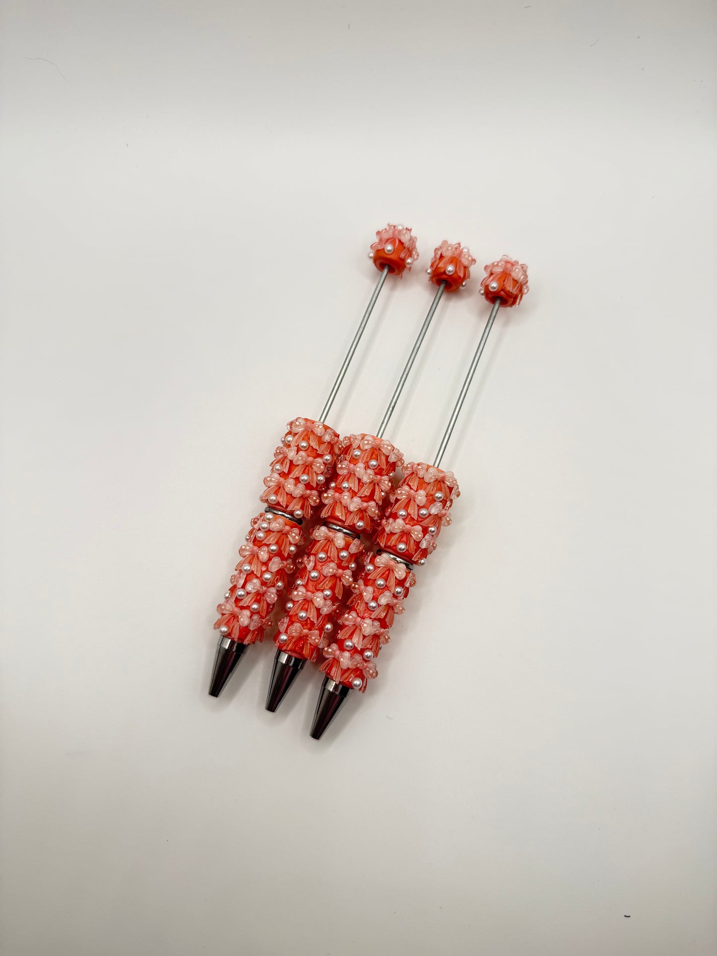 Rhinestone Bow Pens