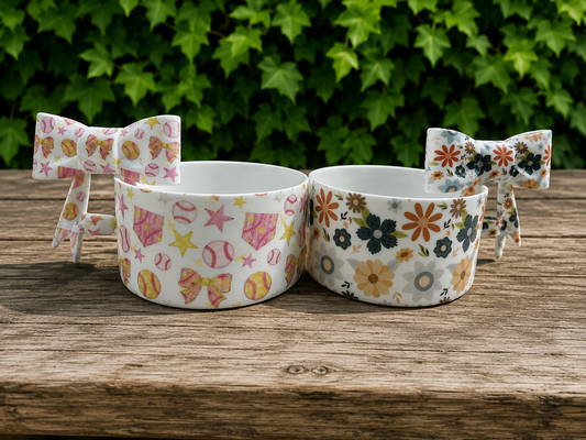 Boho Blossoms Bow Straw Toppers - Exclusive