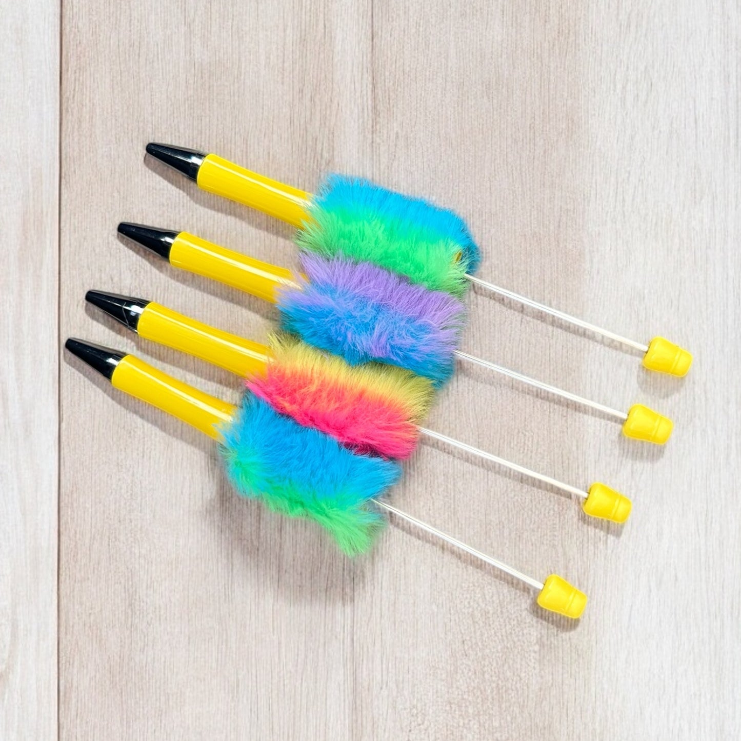 Neon Fuzzy Pens