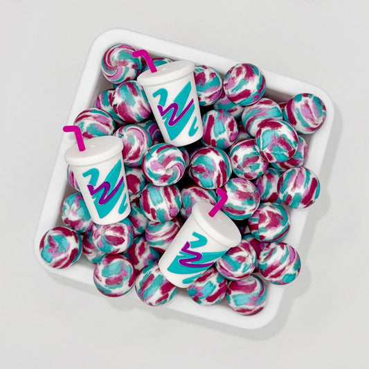 Retro Jazz Paint Strokes 15mm (5 Pack)
