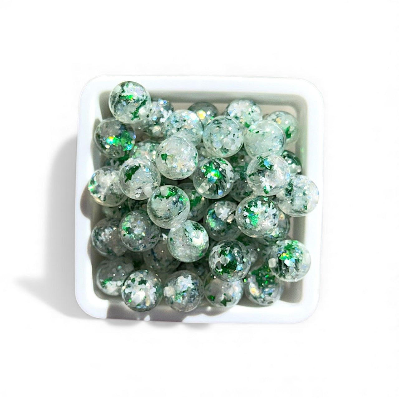 Christmas Acrylic 16mm (Pack of 5)