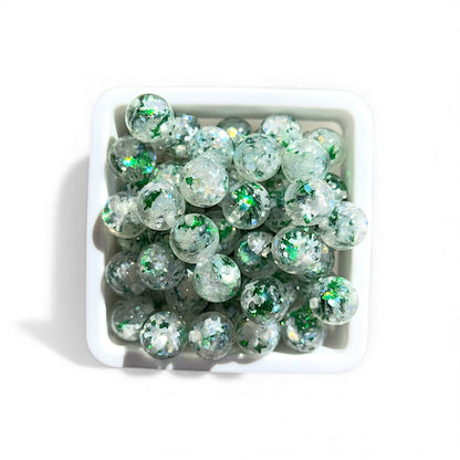 Christmas Acrylic 16mm (Pack of 5)