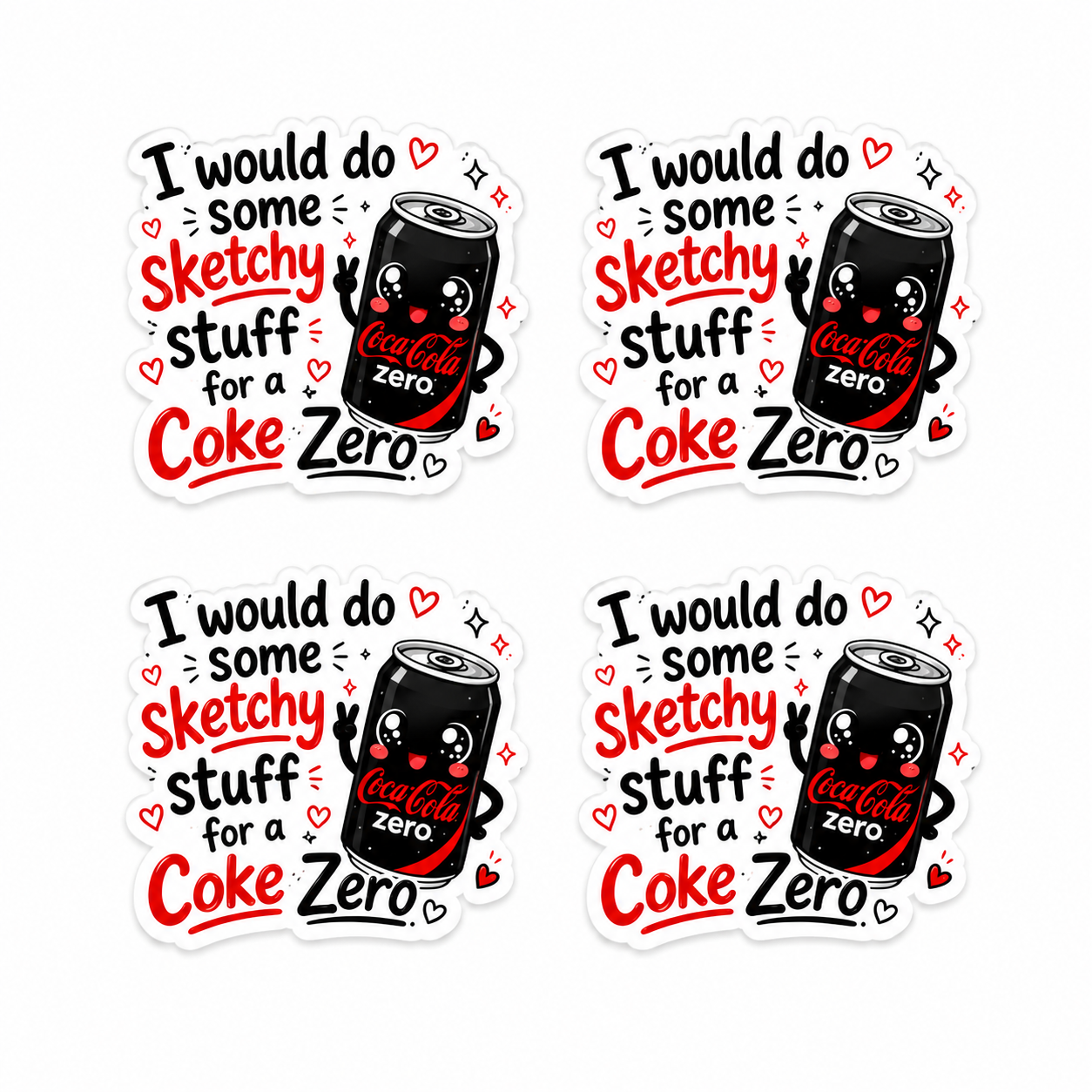 Sketchy Stuff Collection Acrylic Flatbacks
