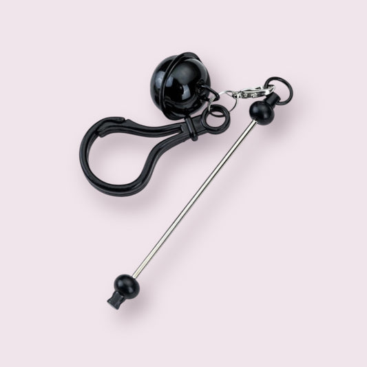 Beadable Keychain with Bell