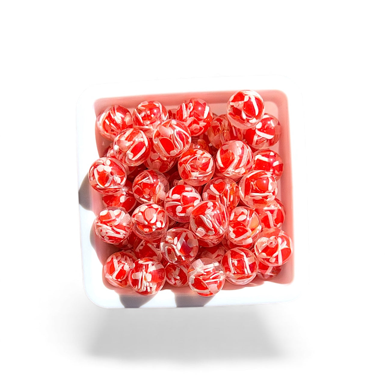 Christmas Acrylic 16mm (Pack of 5)