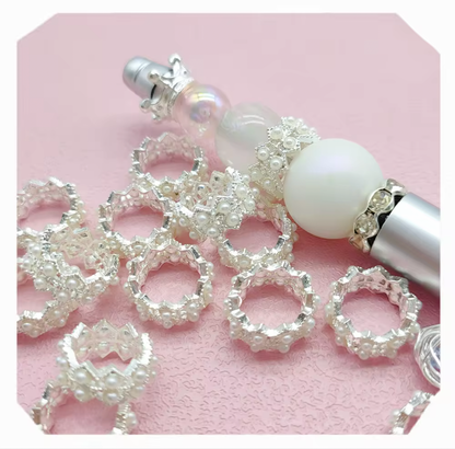 15mm Bling Ring Spacers (5 Pack)