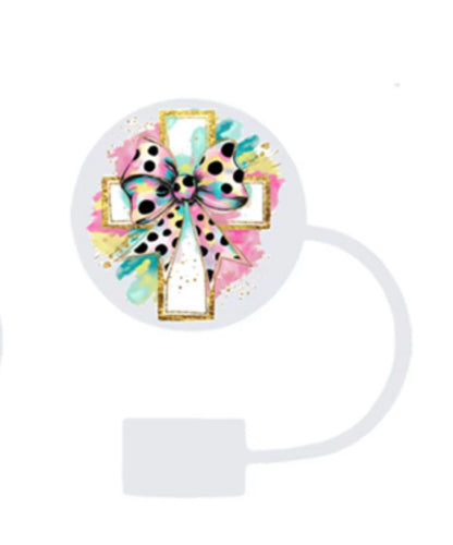 Cross Straw Topper - 10mm