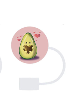 Hand drawn Avocado Topper - 10mm