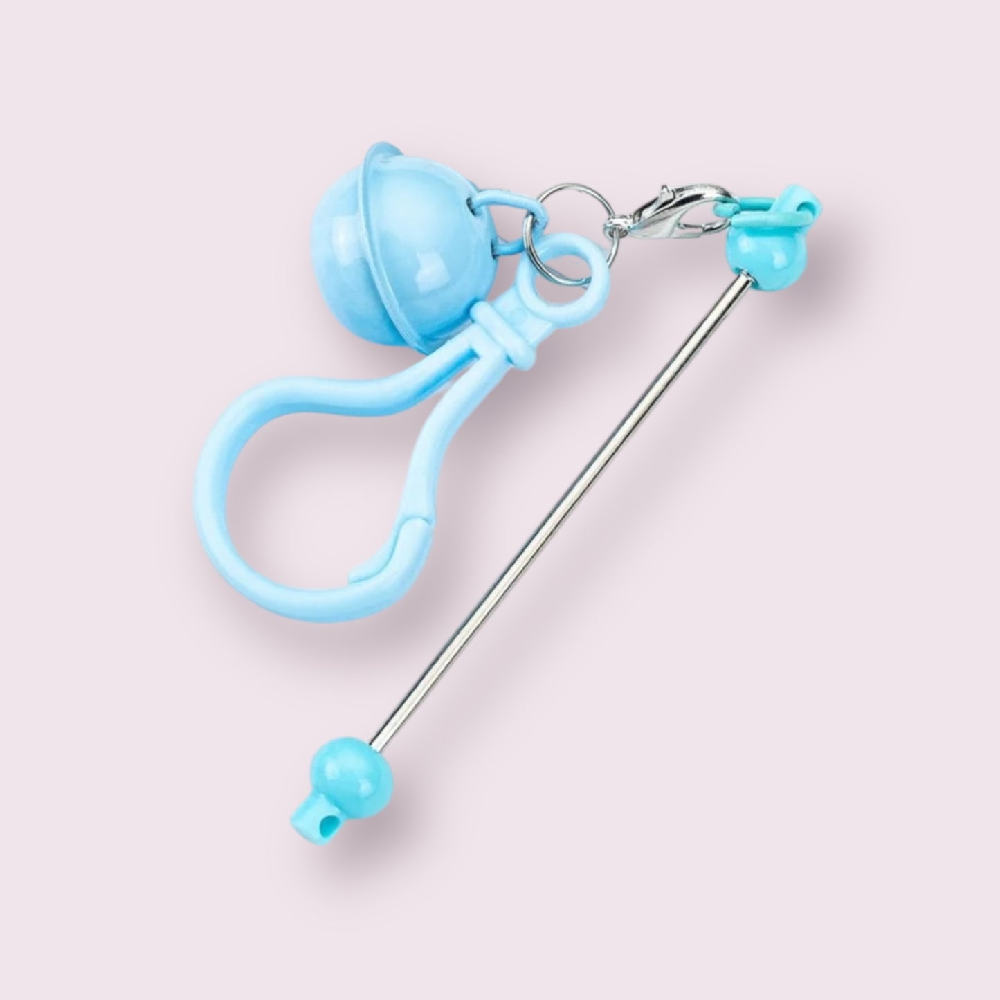 Beadable Keychain with Bell