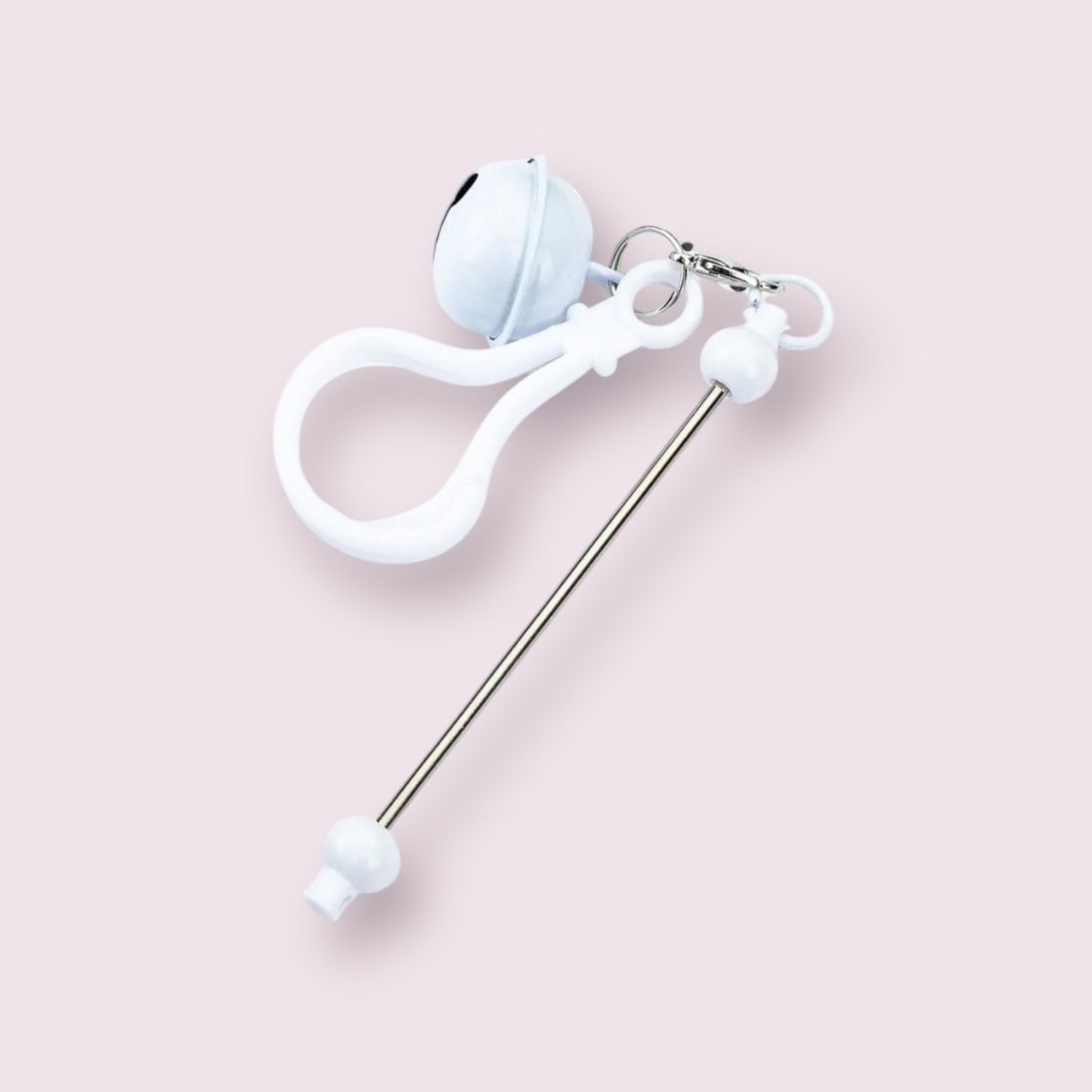 Beadable Keychain with Bell